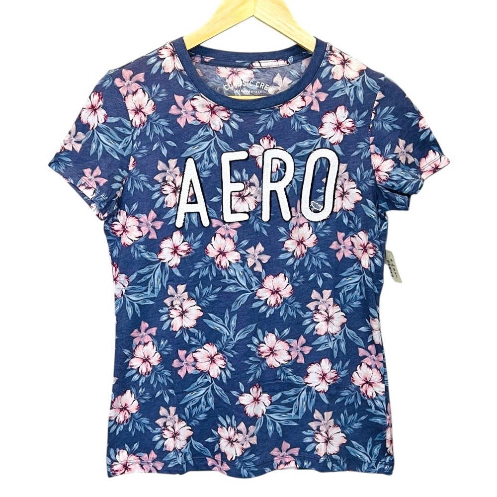 AEROPOSTALE Classic Crew Neck Tops Women T-Shirt Size L